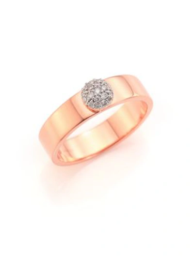 Shop Phillips House Love Always 5mm Diamond & 14k Rose Gold Ring