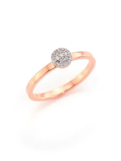 Shop Phillips House Love Always 2mm Diamond & 14k Rose Gold Ring