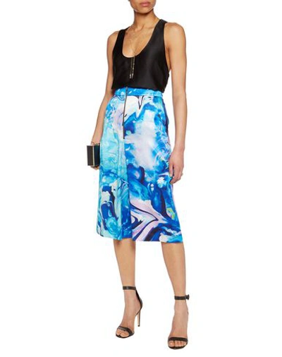 Shop Matthew Williamson Cropped Pants & Culottes In Turquoise