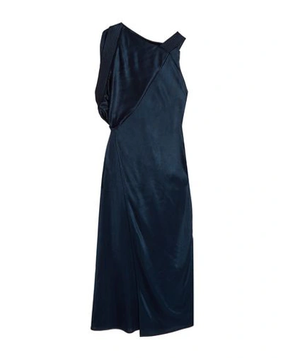 Shop Atlein Knee-length Dress In Blue