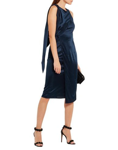 Shop Atlein Knee-length Dress In Blue