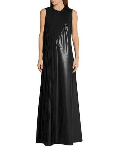 Shop Victor Alfaro Long Dress In Black