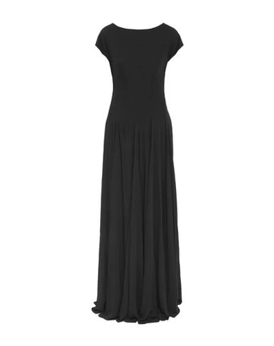 Shop Vionnet Long Dress In Black