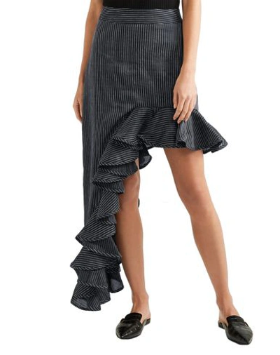Shop Beaufille Mini Skirt In Dark Blue