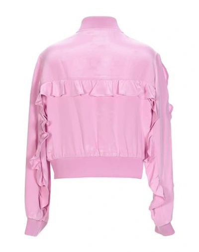 Shop Tibi Bomber In Light Purple