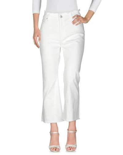 Shop Don't Cry Denim Pants In White