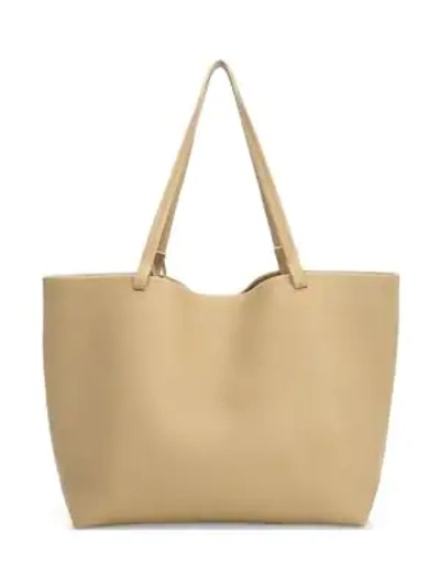Shop The Row Women's Park Leather Tote In Tan