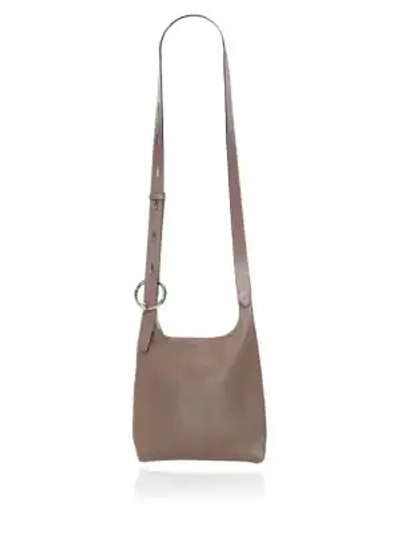 Shop Rebecca Minkoff Small Karlie Feed Leather Bag In Mink