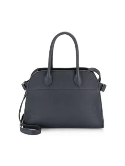 Shop The Row Margaux Leather Bag In Black