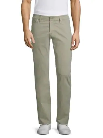 Shop Ag The Graduate Tailored-fit Jeans In Dry Cypress
