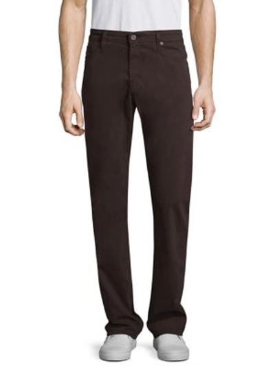 Shop Ag The Graduate Tailored-fit Jeans In Dark Oakwood