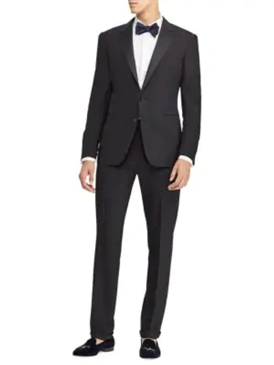 Shop Ralph Lauren Gregory Notch-lapel Tuxedo In Black