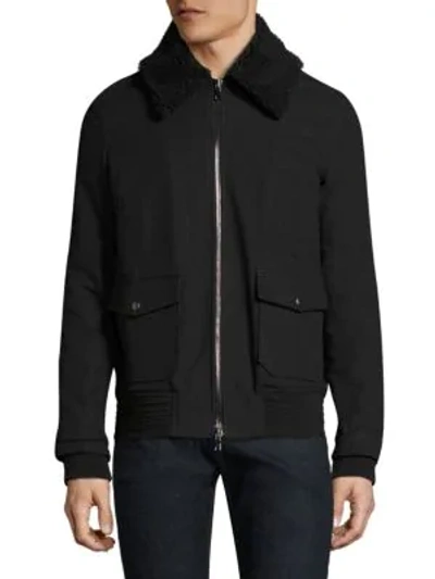 Shop Twenty Textured Cotton Jacket In Black