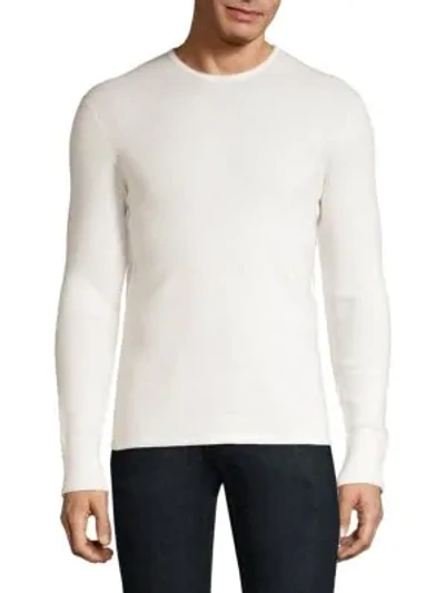 Shop Rag & Bone Davis Crewneck Sweater In Ivory