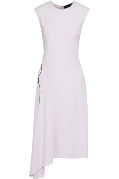 Shop Proenza Schouler Woman Asymmetric Crepe Dress Pastel Pink