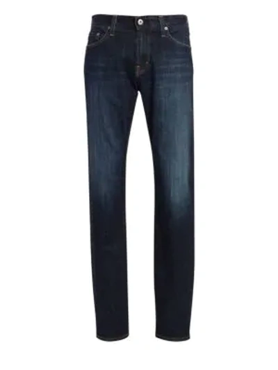 Shop Ag Graduate Faded Stretch Slim-straight Jeans In Robinson