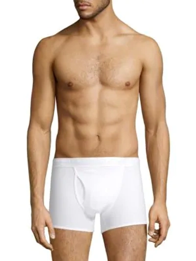 Shop Off-white 3-pack Stretch Cotton Boxer Shorts In White