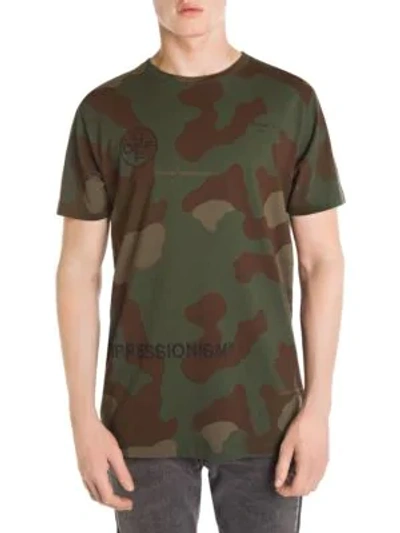 Shop Off-white Camouflage Arrow Tee