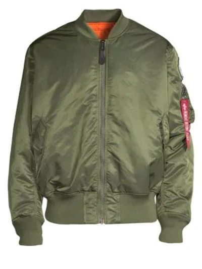Shop Alpha Industries Ma-1 Coalition Forces Flight Reversible Bomber In Sage