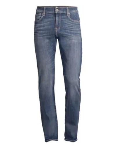 Shop 7 For All Mankind Slimmy Slim Straight Jeans In Authrunawa