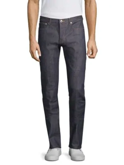 Shop Apc Petit New Standard Jeans In Indigo
