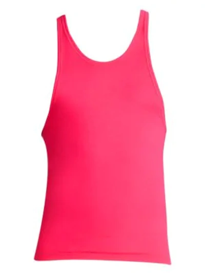 Shop Dsquared2 Men's Cotton Racerback Tank In Pink