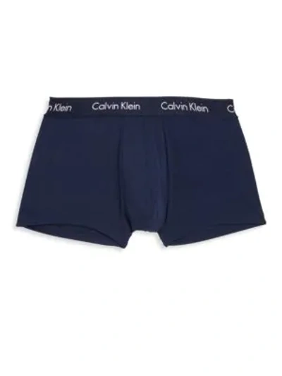 Shop Calvin Klein Underwear Classic Low-rise Boxer Briefs In Blue