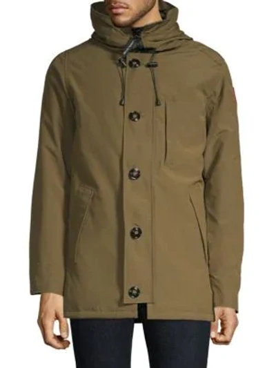 Shop Canada Goose Chateau Parka In Military Green