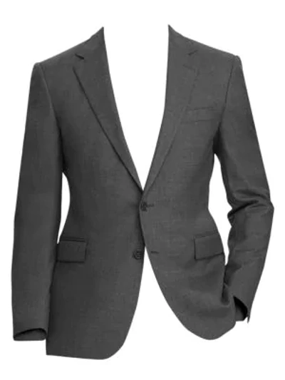 Shop Ralph Lauren Rlx Gregory Wool Twill Suit In Charcoal Heather