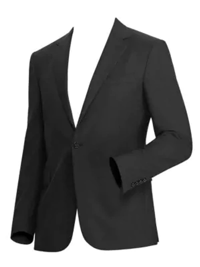 Shop Ralph Lauren Rlx Gregory Wool Twill Suit In Black