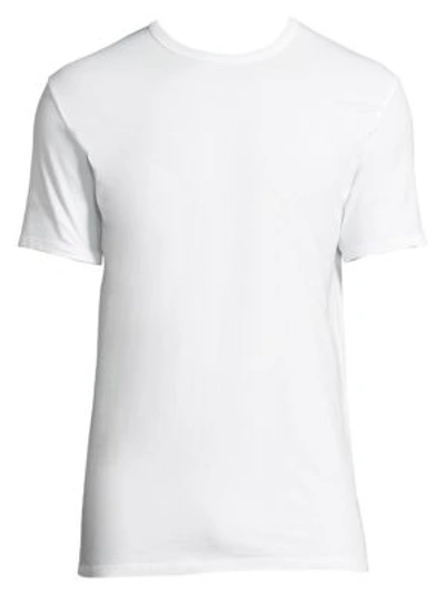 Shop Calvin Klein Underwear 2-pack Classic-fit Cotton Stretch Crewneck Tees In White