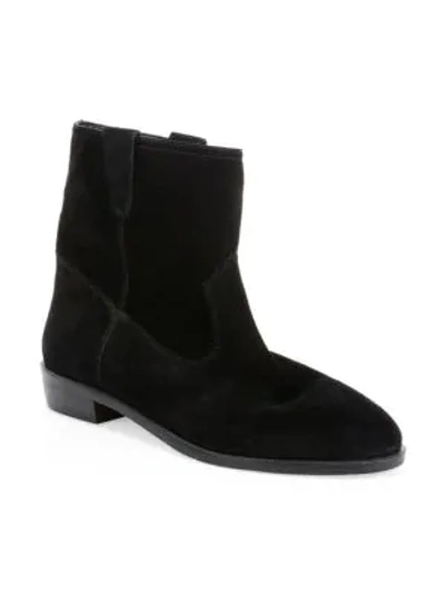 Shop Rebecca Minkoff Chasidy Suede Flat Boots In Black
