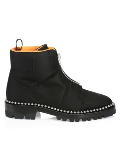 Shop Alexander Wang Cooper Zip-front Ankle Boots In Black