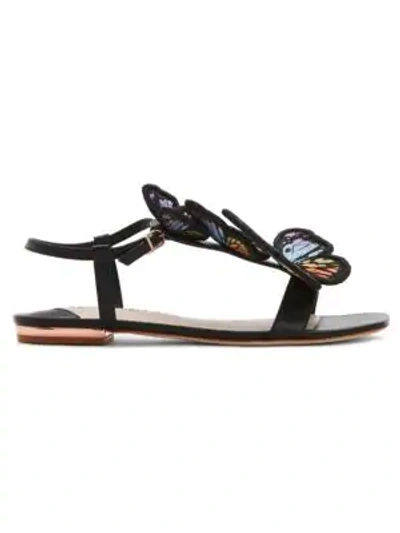 Shop Sophia Webster Riva Leather Flat Gladiator Sandals In Multi