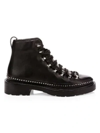 Shop Rag & Bone Compass Ii Leather Hiking Boots In Black