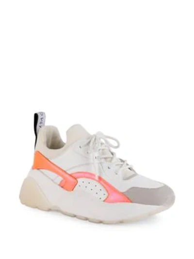 Shop Stella Mccartney Eclypse Chunky Lace-up Platform Sneakers In Multi