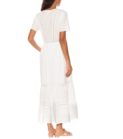 Shop Jonathan Simkhai Broderie Anglaise Cotton Dress In White