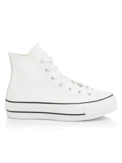 Shop Converse Chuck Taylor All Star Lift Clean High-top Sneakers In White