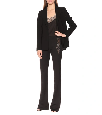 Shop Altuzarra Anniversary Collection - Vespa Stretch Wool Flared Pants In Black