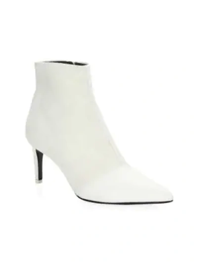 Shop Rag & Bone Women's Beha Cap-toe Leather Ankle Boots In White