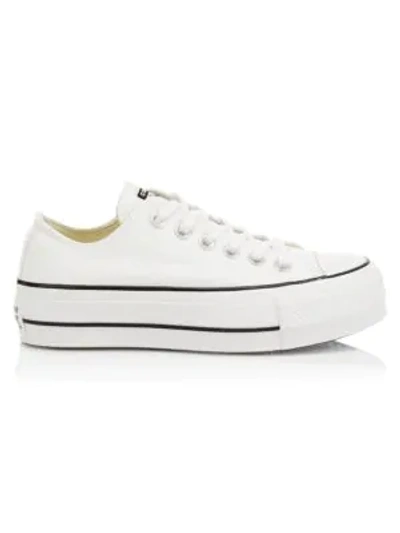 Shop Converse Women's Chuck Taylor All Star Canvas Platform Low-top Sneakers In White