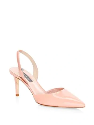 Shop Sjp By Sarah Jessica Parker Women's Bliss Patent Leather Slingbacks In Pink