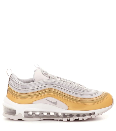 Shop Nike Air Max 97 Se Leather Sneakers In Grey