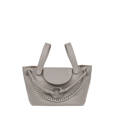 Shop Meli Melo Linked Thela Mini Taupe Grey Cross Body Bag For Women