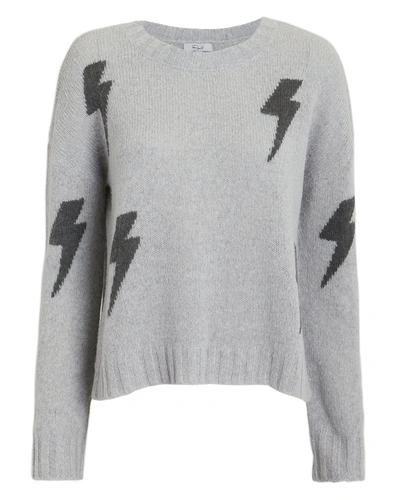 Shop Rails Perci Grey Lightning Crewneck Sweater