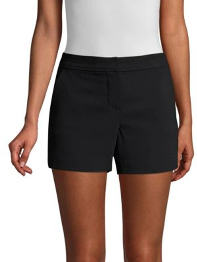 Shop Trina Turk Daulton Zip Shorts In Black