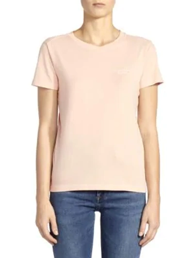 Shop Acne Studios Women's Cotton T-shirt In Pale Orange