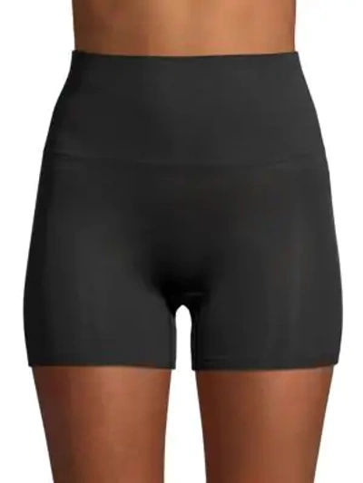 Shop Yummie Women's Shaping High-rise Shorts In Black