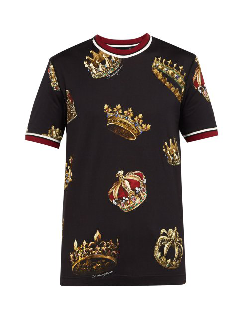 Дольче габбана корона цена. Dolce Gabbana Crown Shirt. Dolce Gabbana the Crown Tee. Dolce Gabbana поло с коронами. Компрессионка Dolce Gabbana.