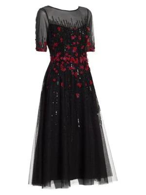 teri jon red dress